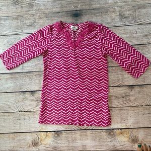 Vineyard Vines girls pink beach tunic size S